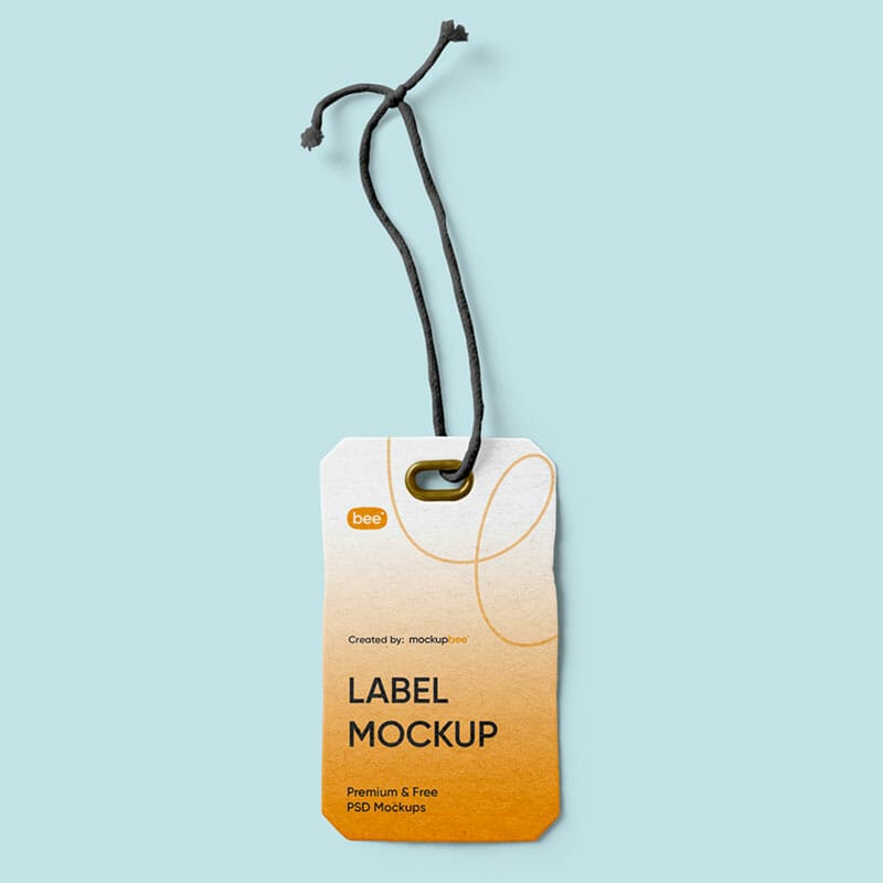 Free Label Mockup