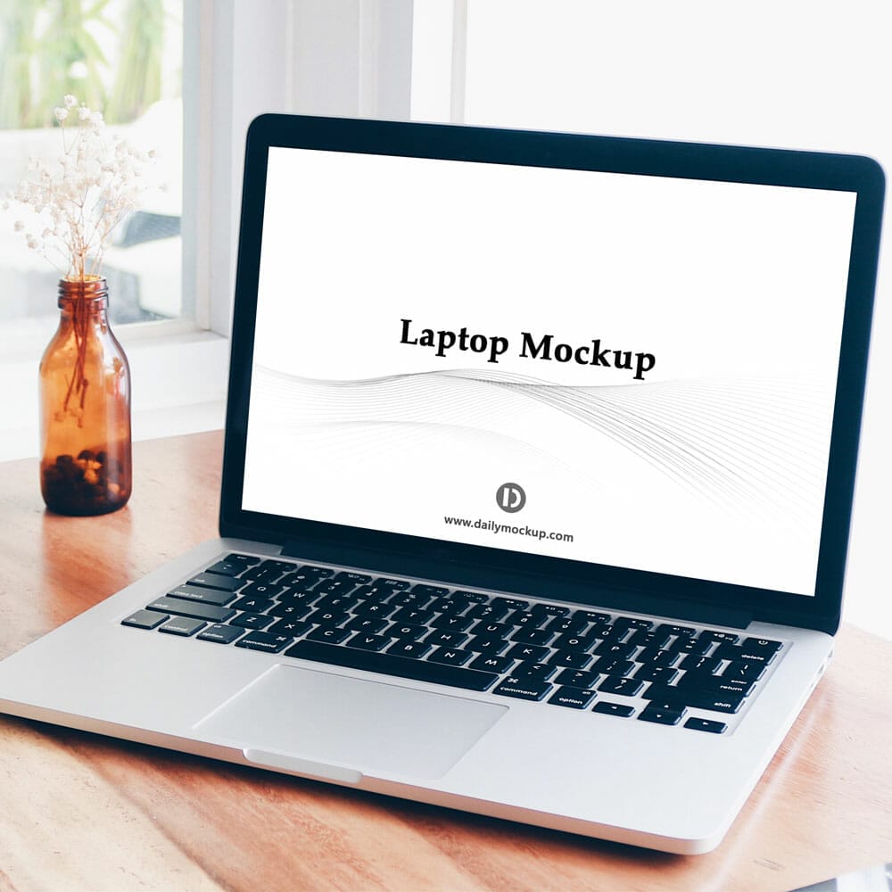 Free Laptop Mockup PSD