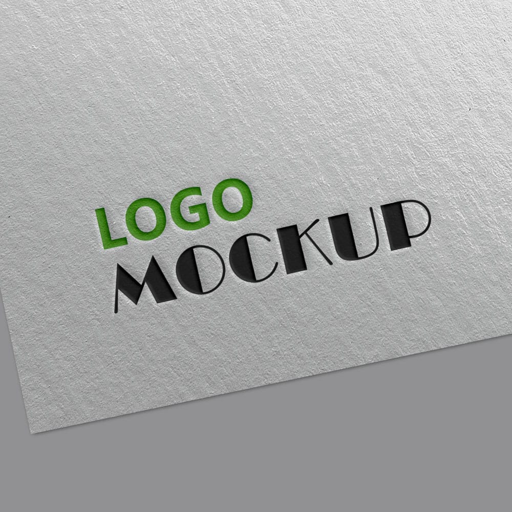 Free Logo Mockup PSD