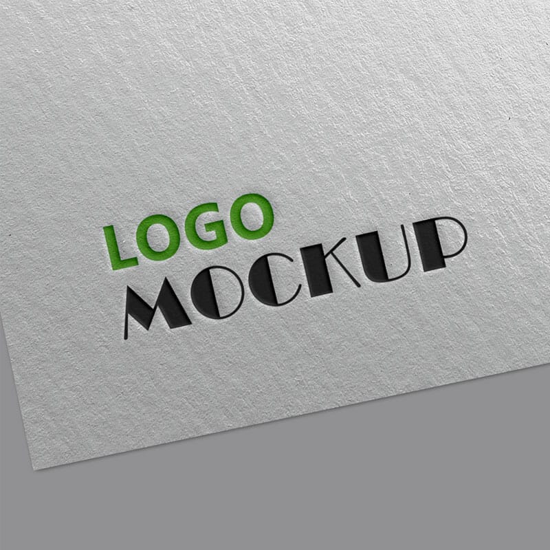 Free Logo Mockup PSD