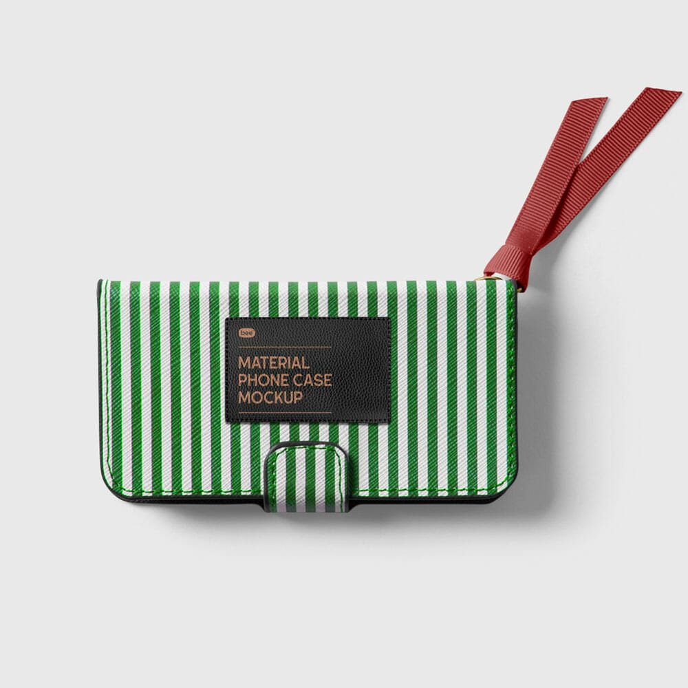 Free Material Phone Case Mockup