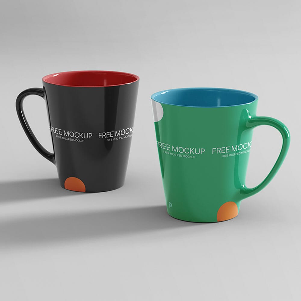 Free Mug PSD Mockup