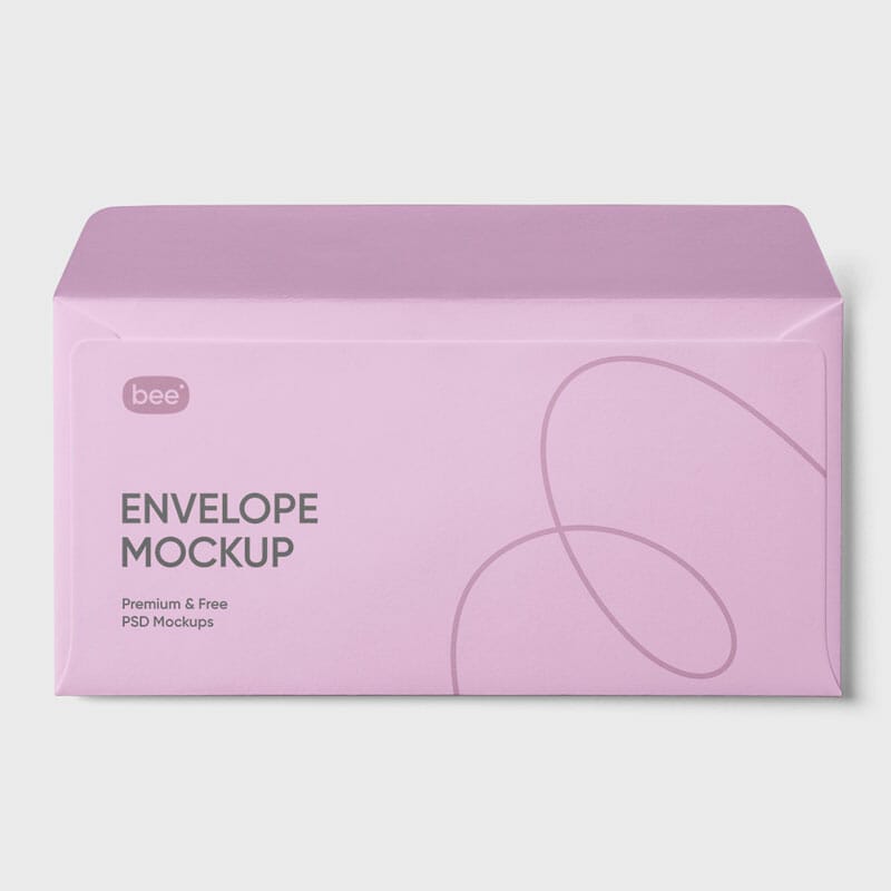 Free Open Envelope Mockup