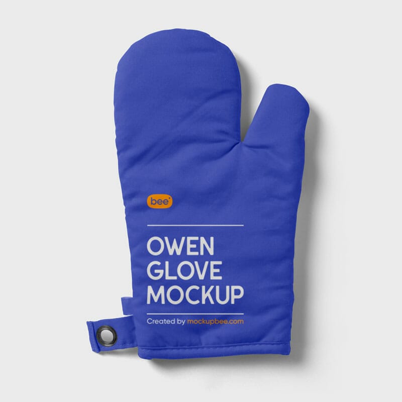 Free Oven Glove Mockup