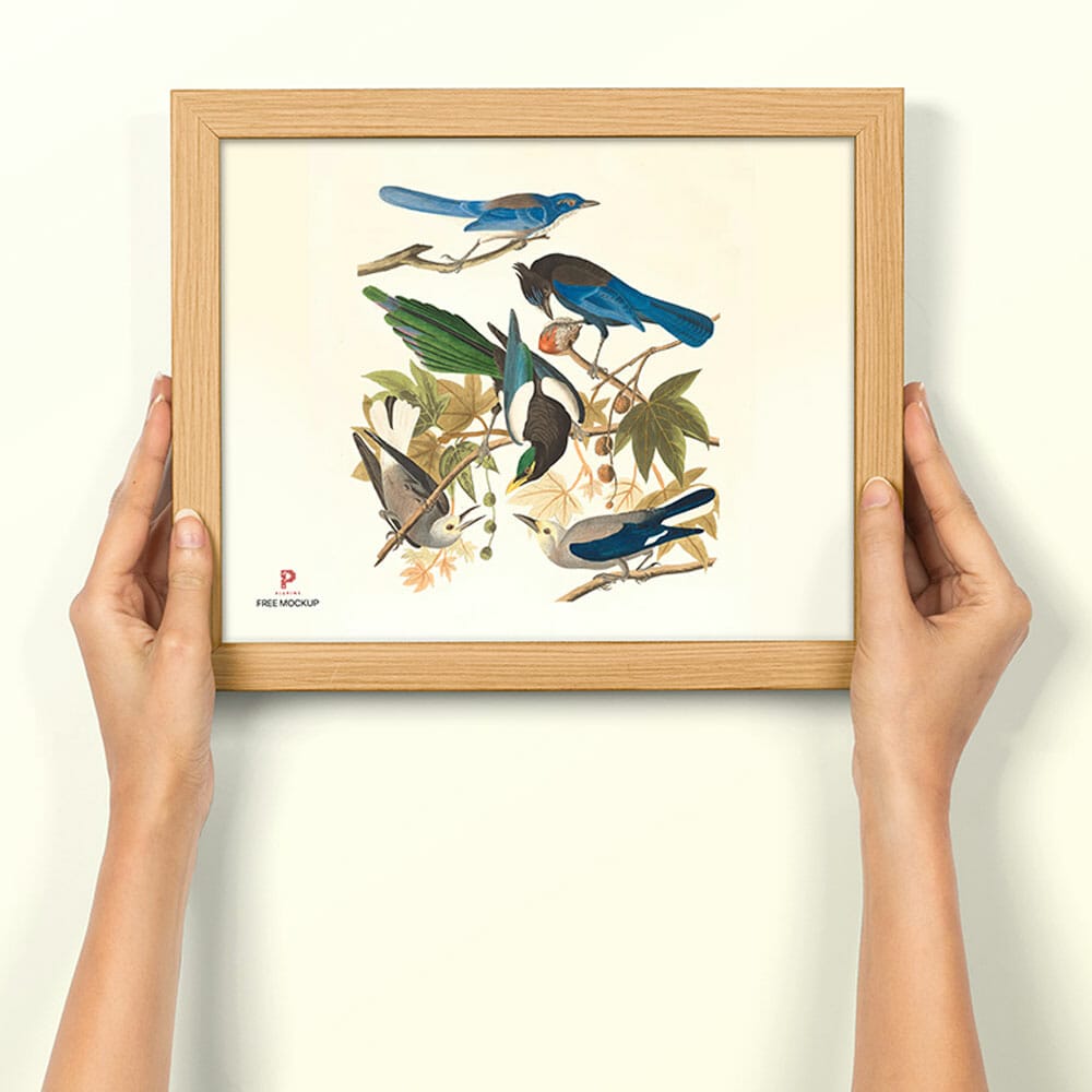 Free Photo Frame PSD Mockup