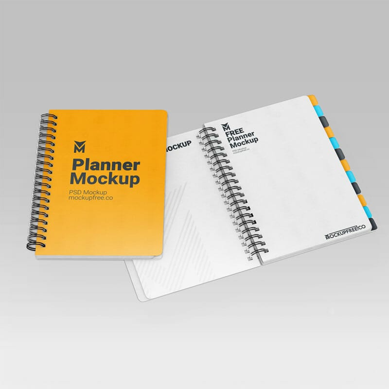 Free Planner Mockup