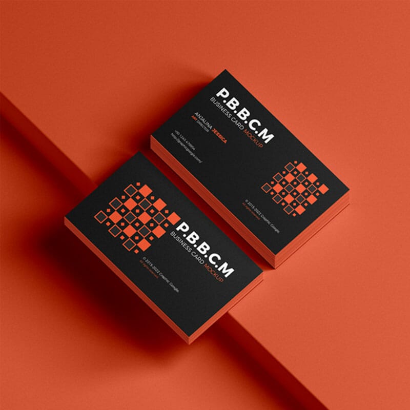 Free Premium Branding Business Card Mockup