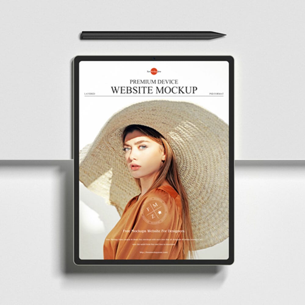 Free Premium Device Website Mockup