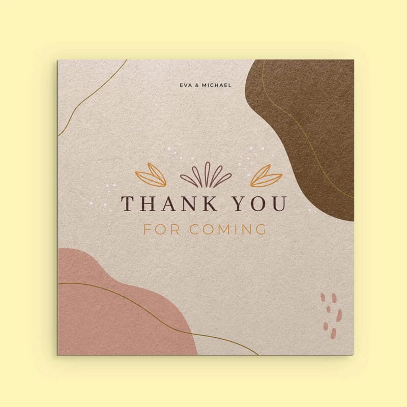 Free Square Card Mockup PSD Template