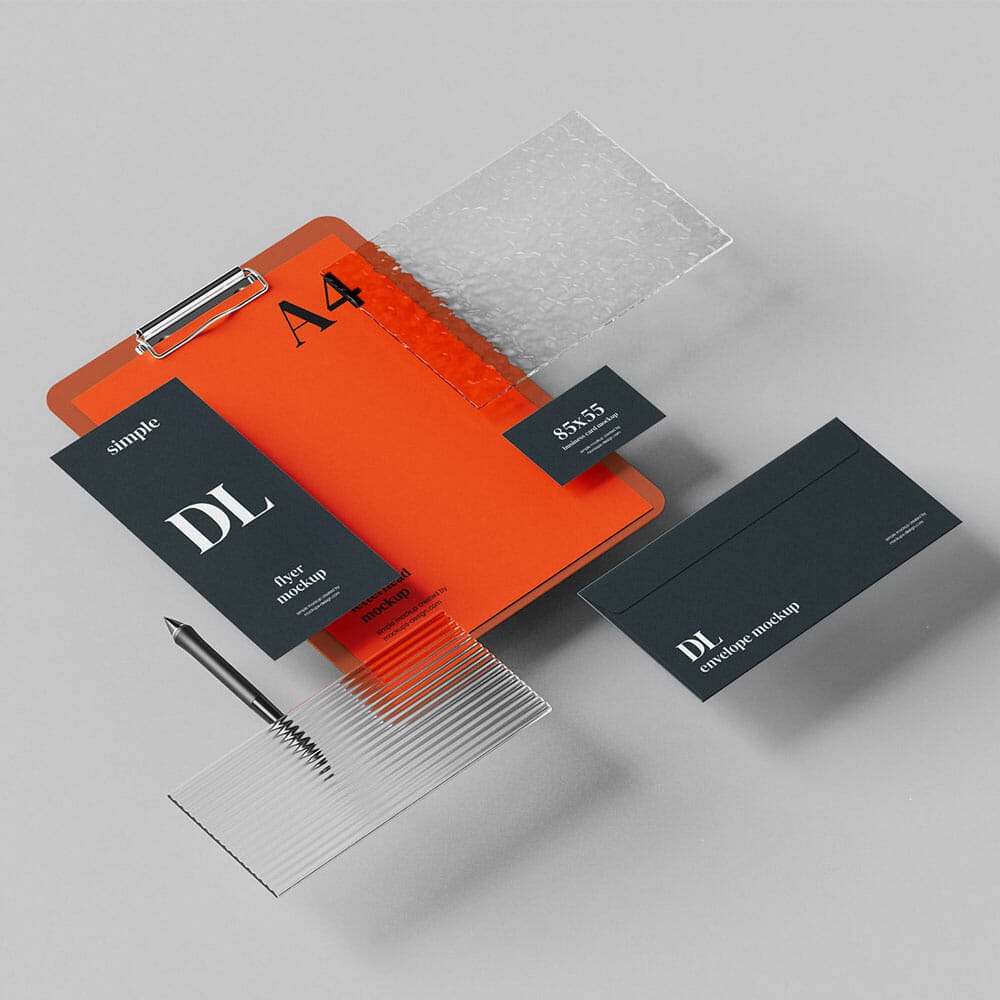 Free Stationery Mockup Set