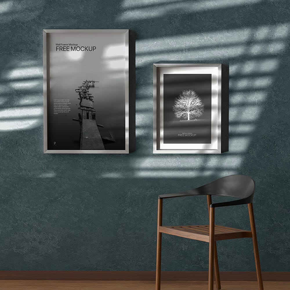Free Wall Frame Mockup