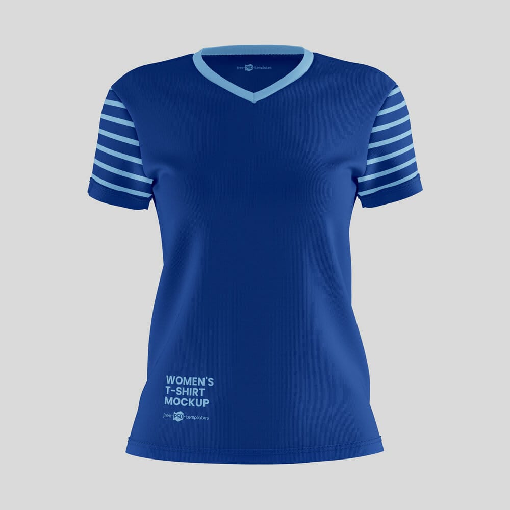 Free Women’s T-Shirt Mockup Set