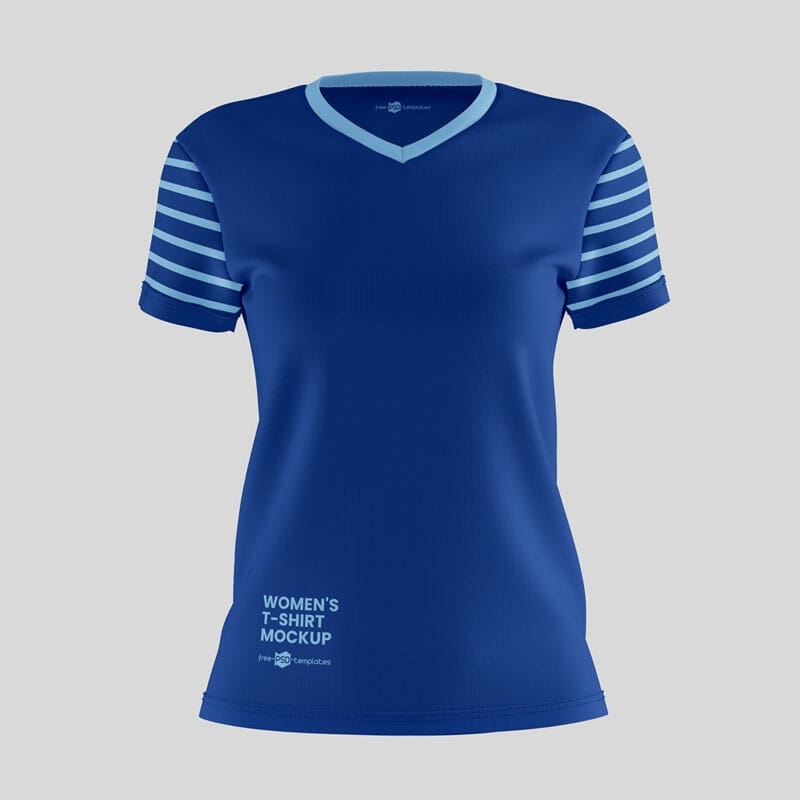 Free Women’s T-Shirt Mockup Set