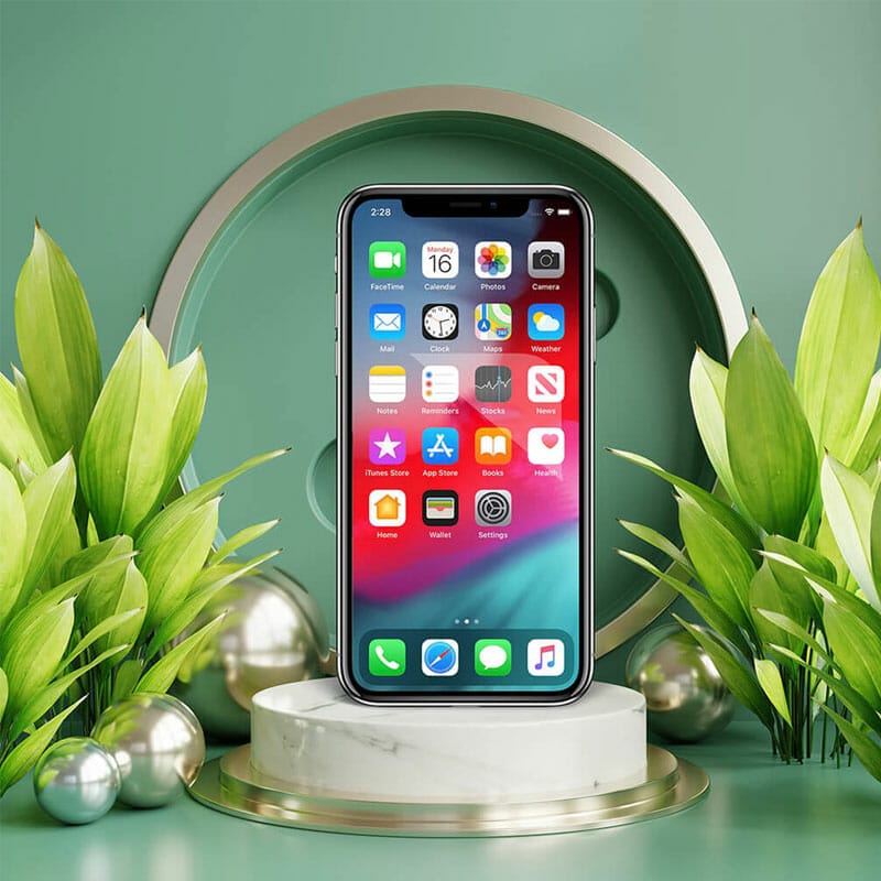 Free iPhone App Mockup PSD Template