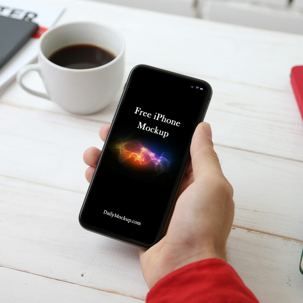 Free iPhone PSD Mockup
