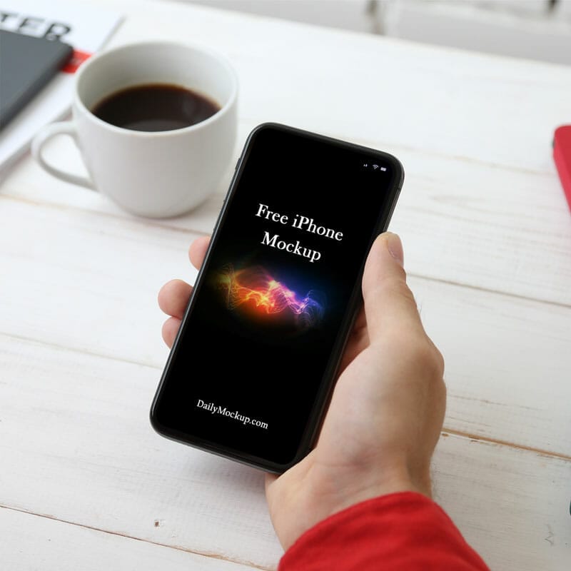 Free iPhone PSD Mockup