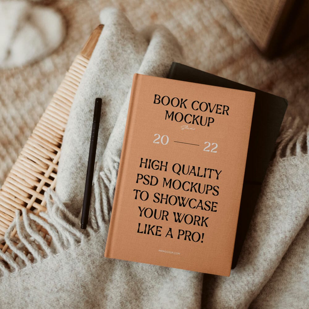 Hardcover Book PSD Mockup