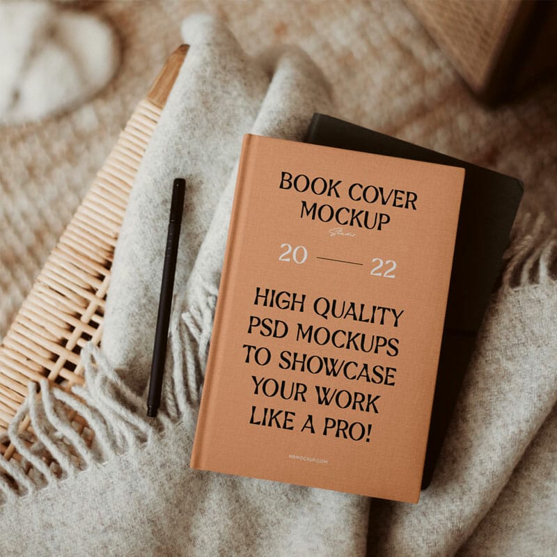Hardcover Book PSD Mockup
