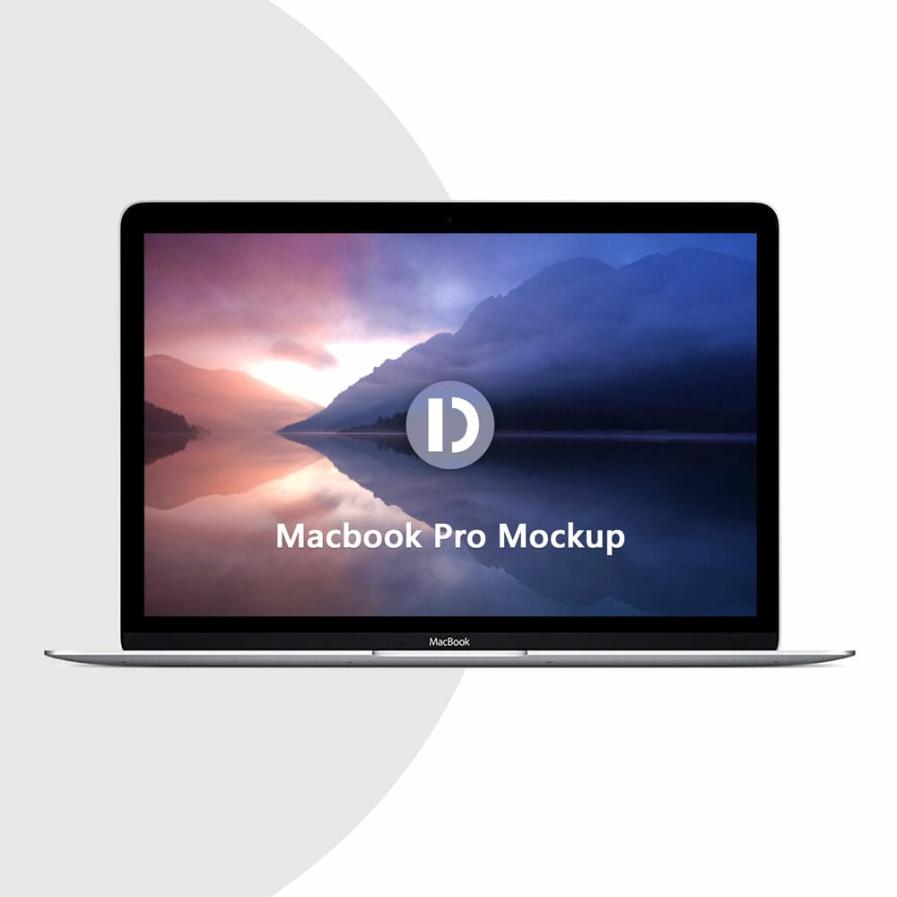Macbook Pro Mockup Free PSD