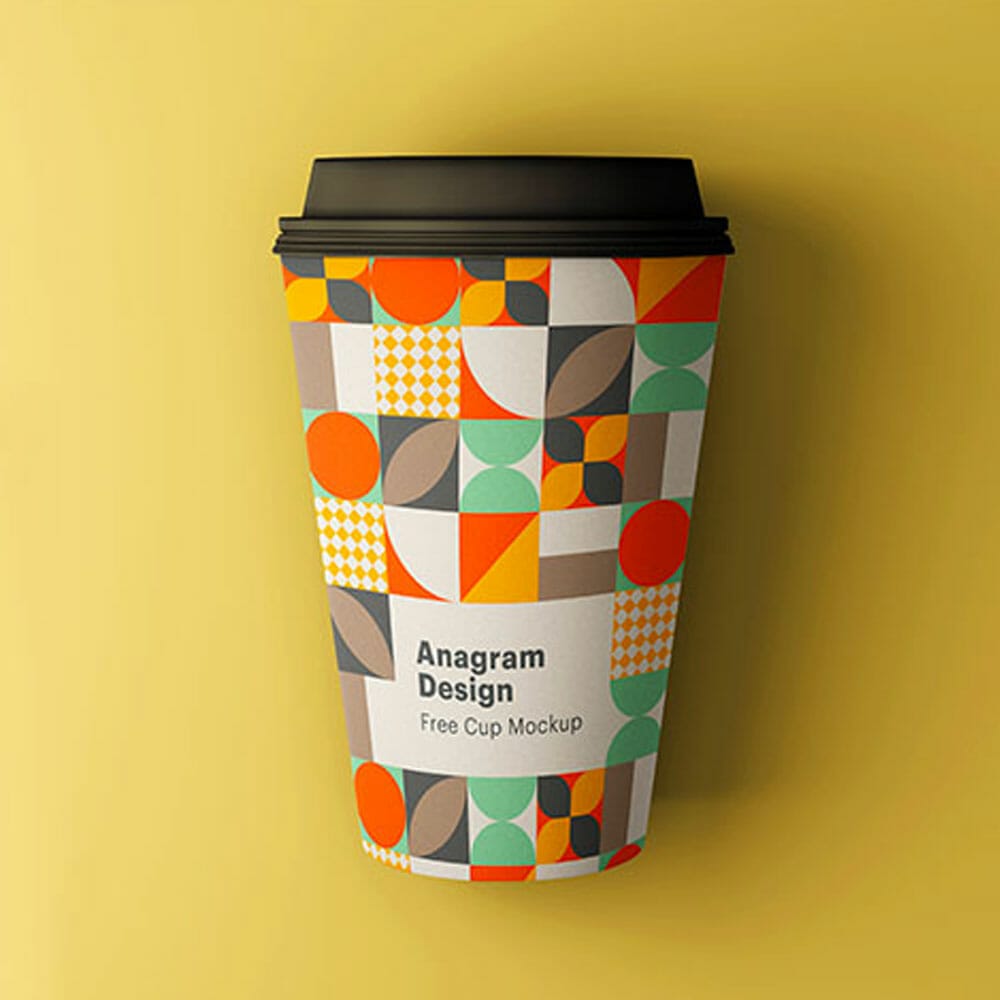 Paper Cup Free Mockup