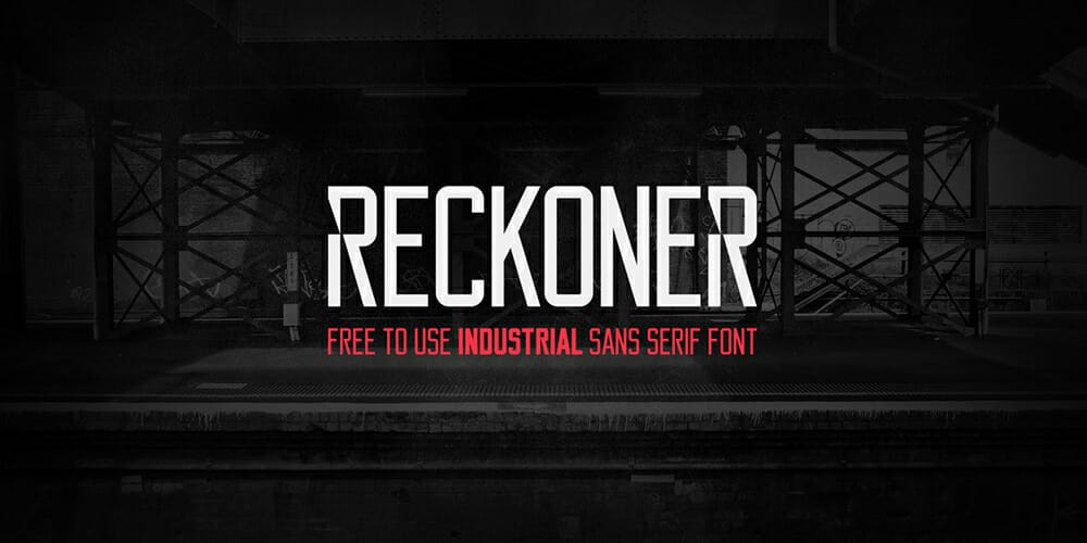 Reckoner Typeface