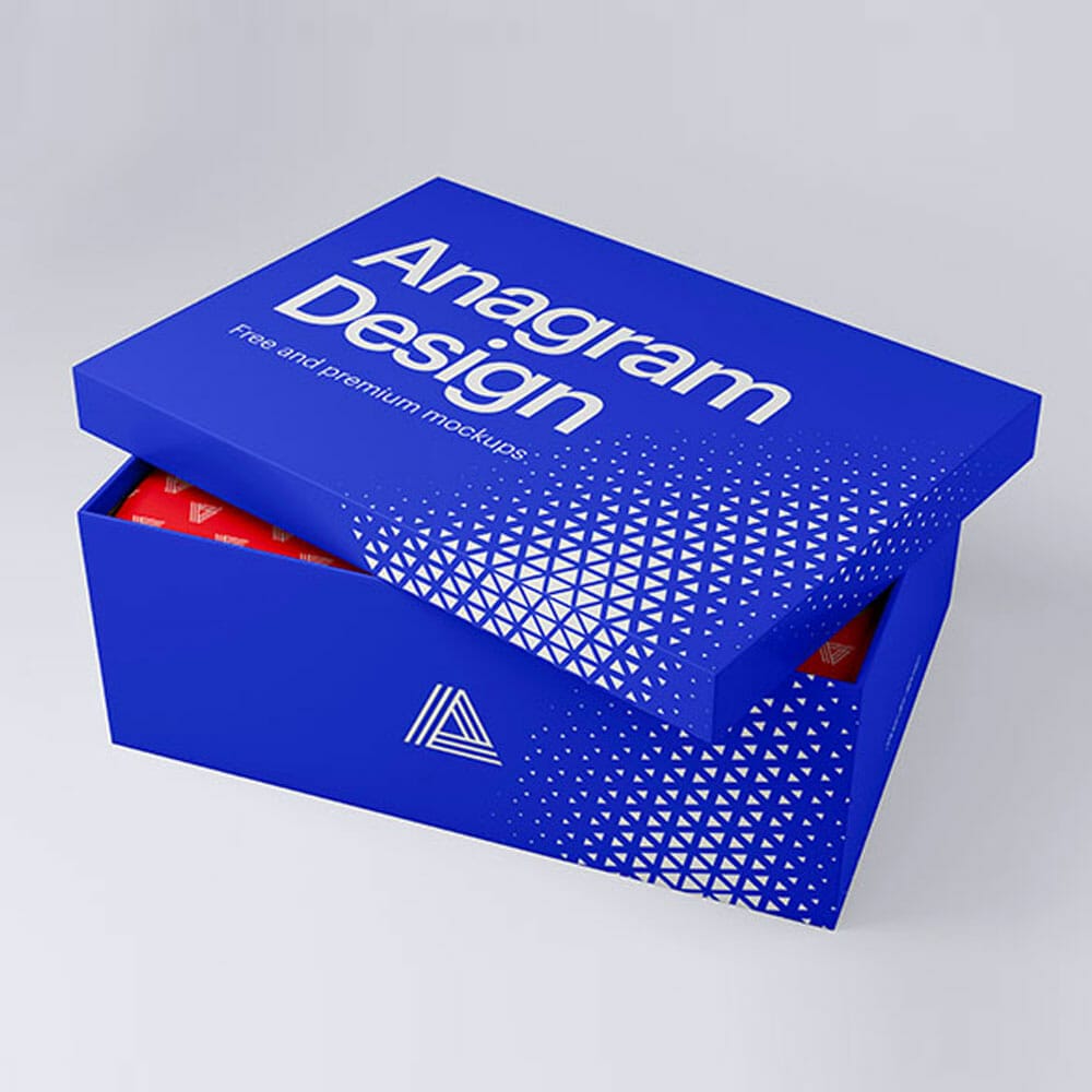 Shoe Box Free Mockup