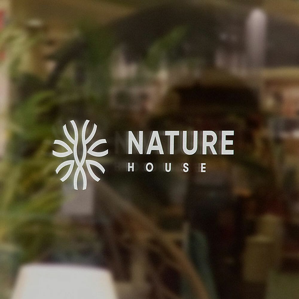 Window Sign Logo Mockups