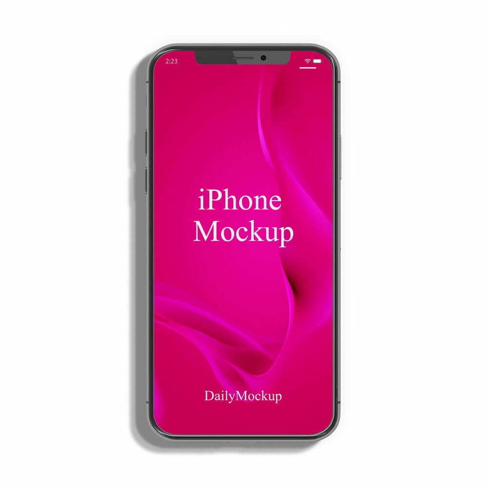 iPhone Mockup Free PSD