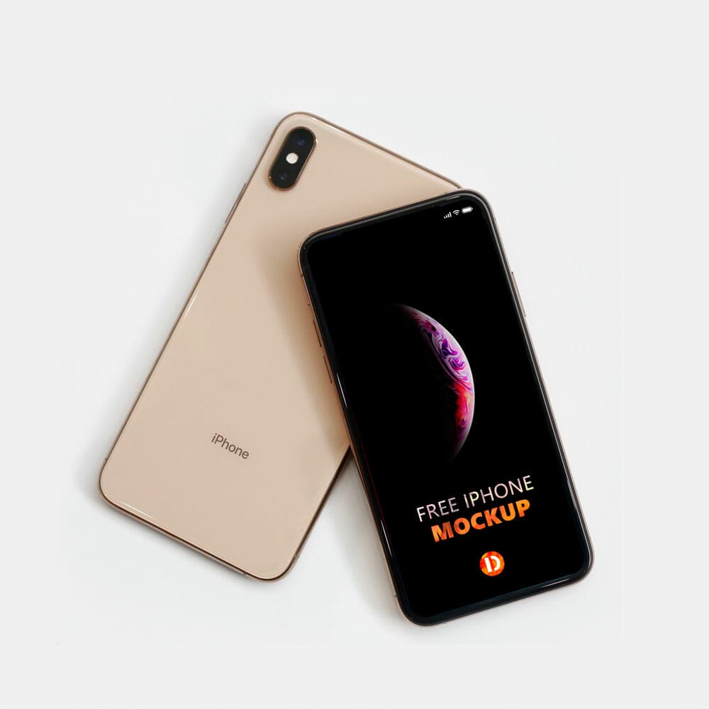 iPhone Mockup Free PSD