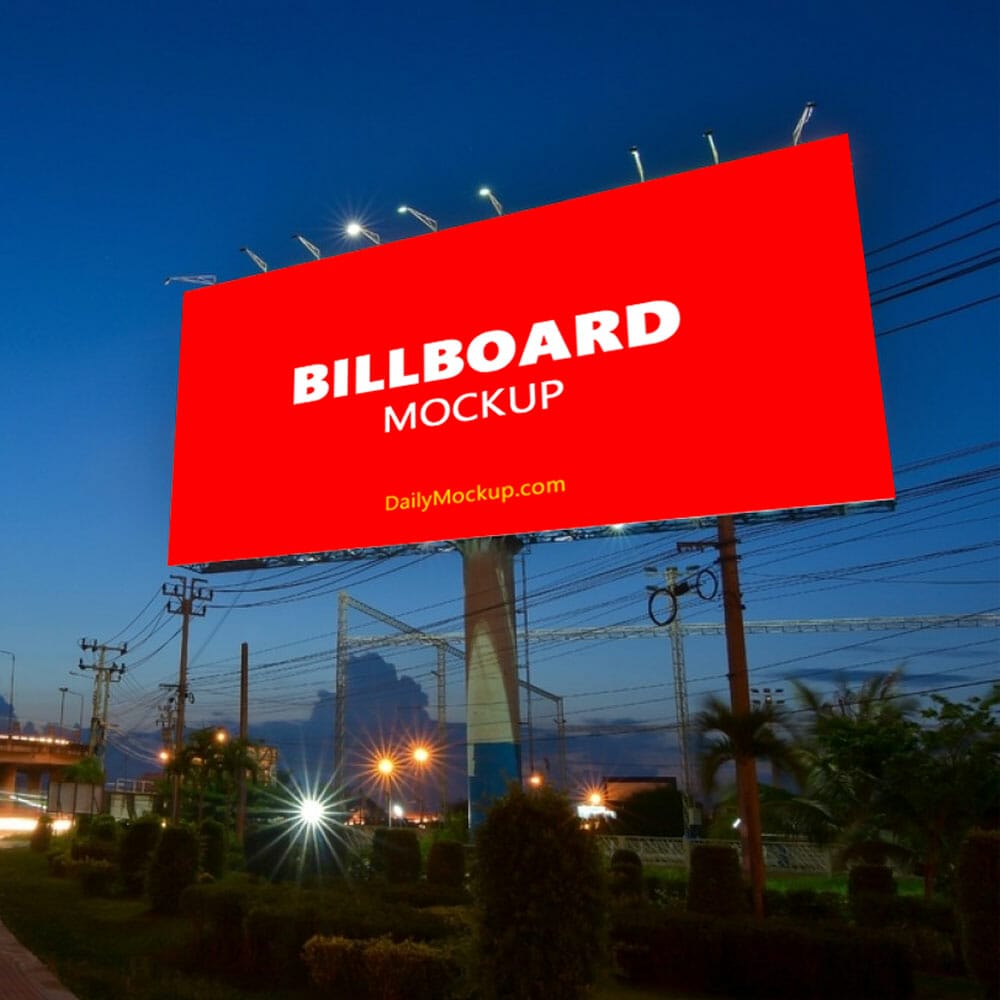 Billboard Mockup Free PSD