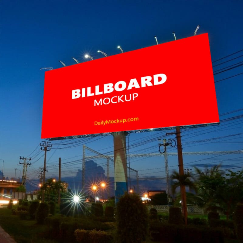 Billboard Mockup Free PSD