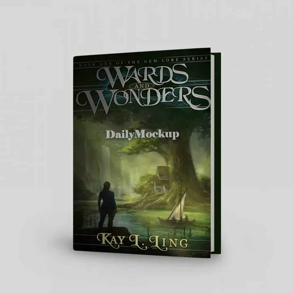 Book Cover Mockup Free PSD