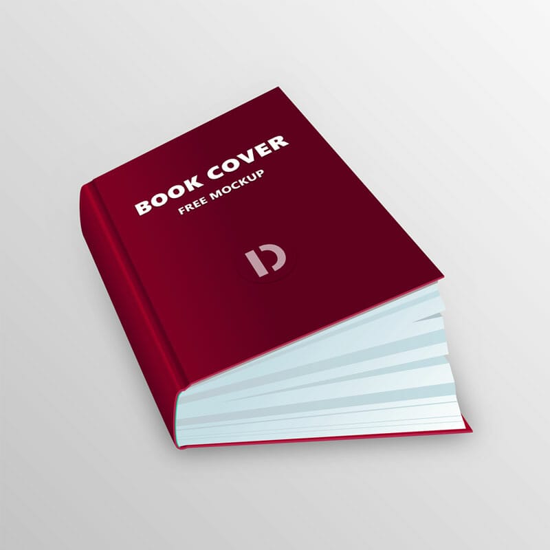 Book Cover Mockup Free PSD