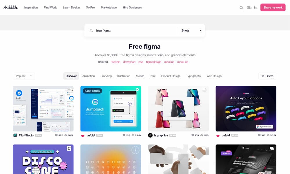 The Ultimate Free Figma Resources 2022 16 Dribbble