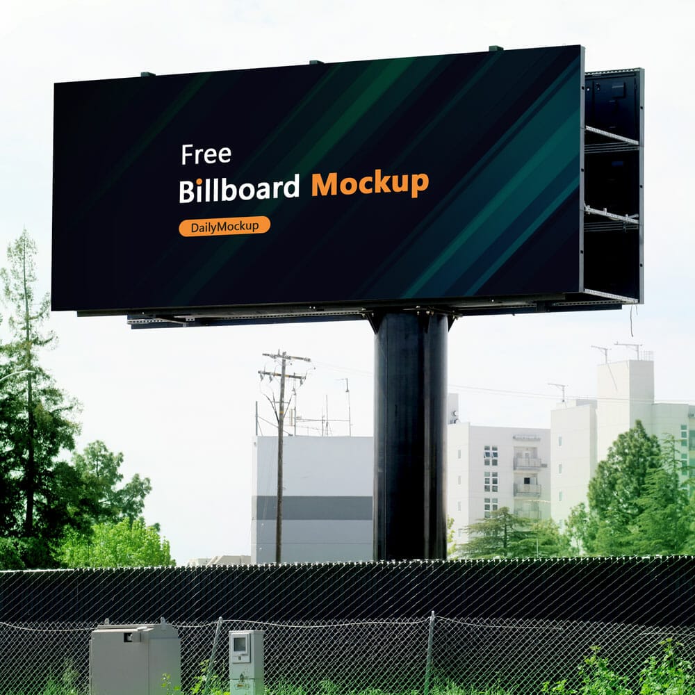 Free Billboard Mockup PSD