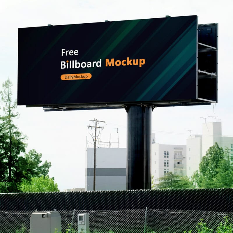 Free Billboard Mockup PSD