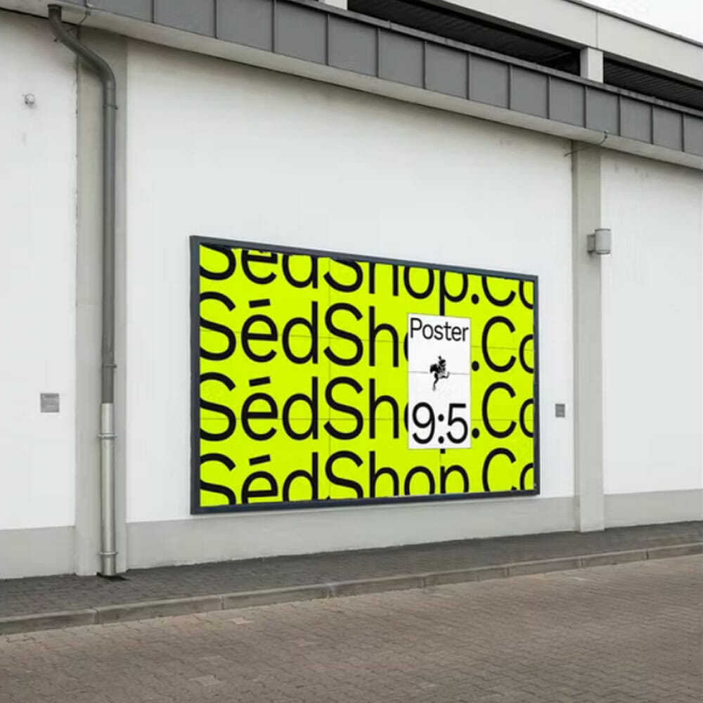 Free Billboard Poster Mockup