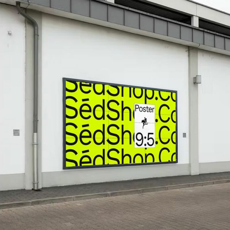 Free Billboard Poster Mockup