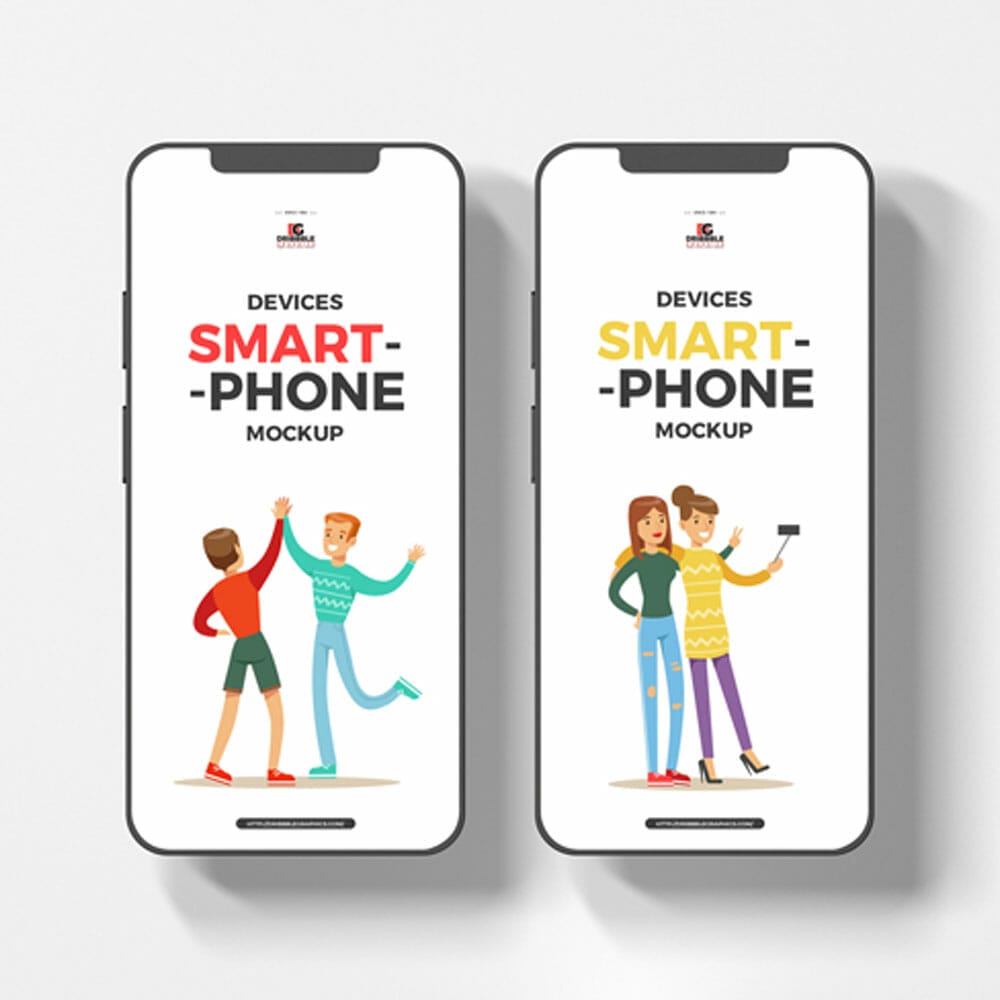 Free Devices Smartphone Mockup