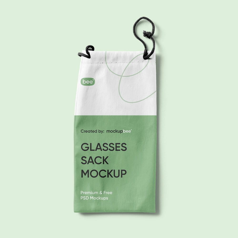 Free Glasses Sack Mockup