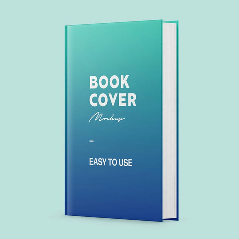 Free Hardcover Book Mockup