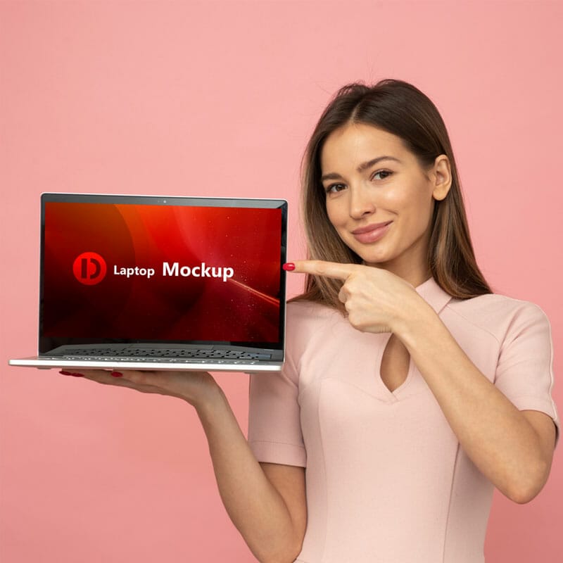 Free Laptop Mockup PSD