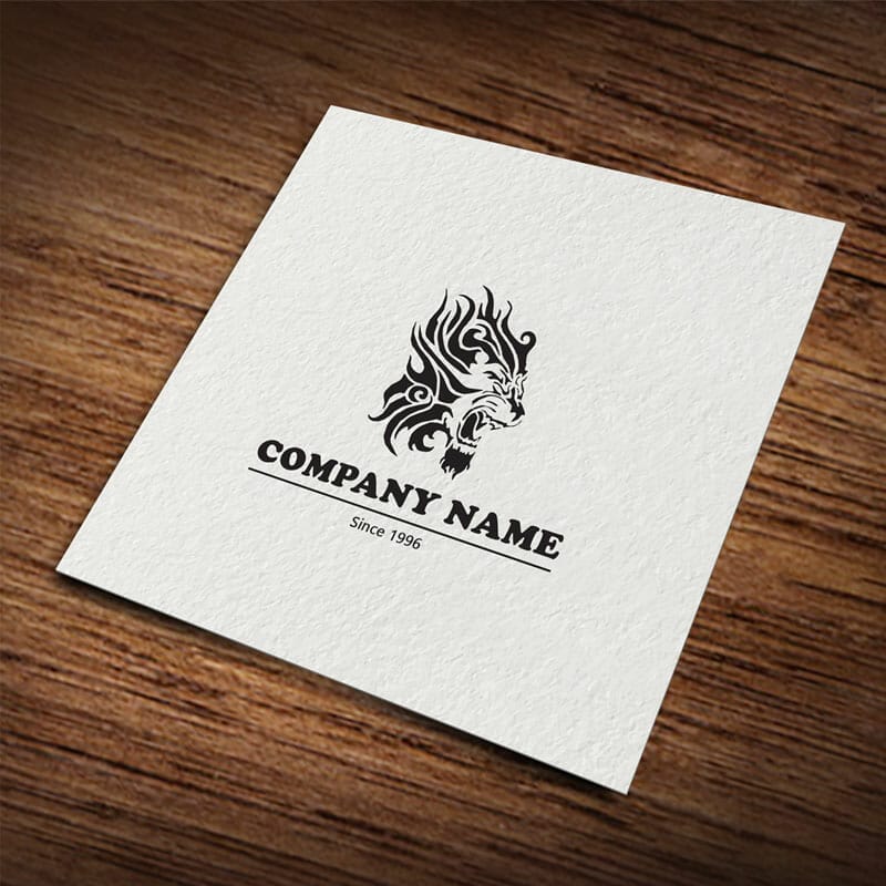 Free Logo Mockup PSD