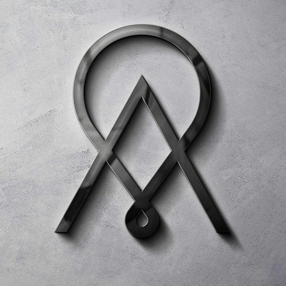 Free Metal Steel Sign Mockup