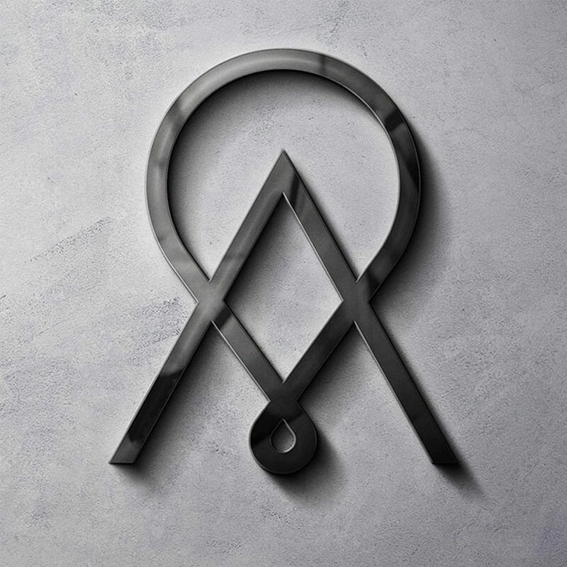 Free Metal Steel Sign Mockup