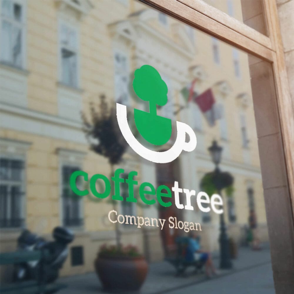 Free Shop Glass Window Mockup PSD Template