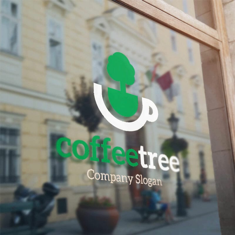 Free Shop Glass Window Mockup PSD Template