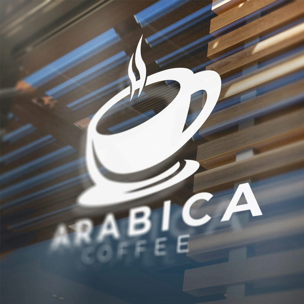 Free Shop Window Mockup PSD Template