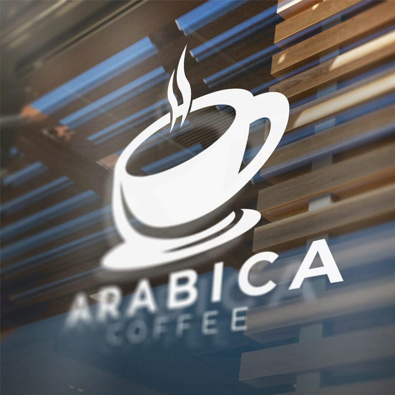 Free Shop Window Mockup PSD Template