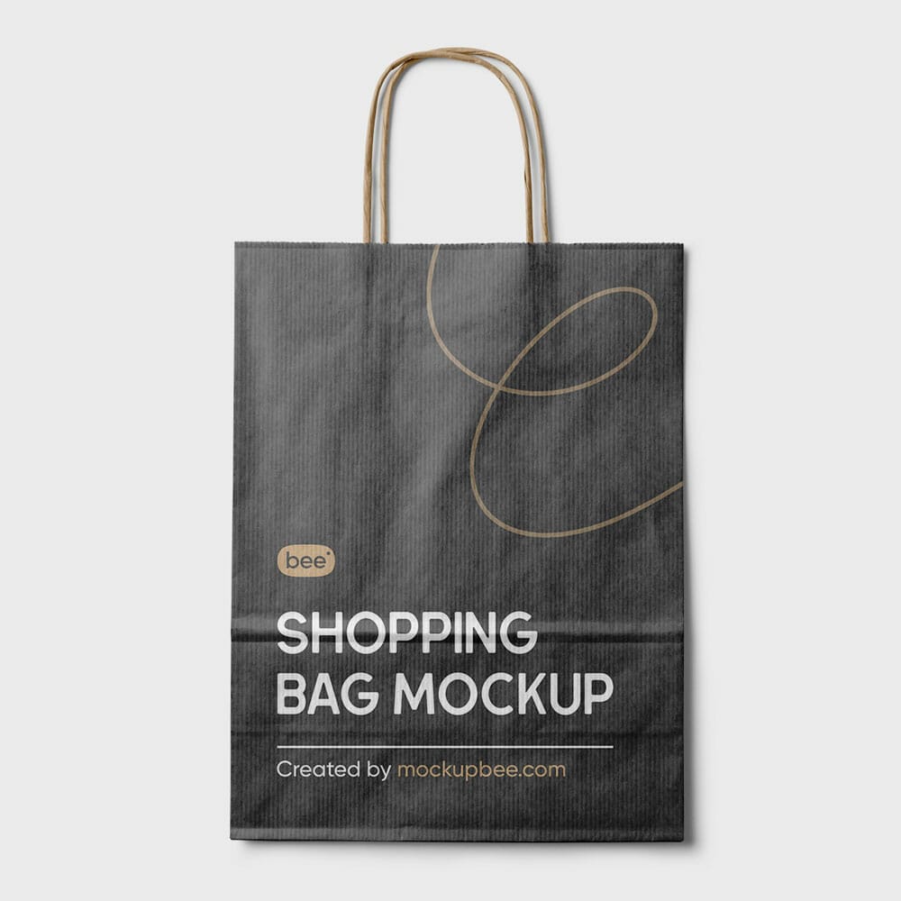 Free Shopping Bag Mockup